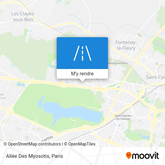 Allée Des Myosotis plan