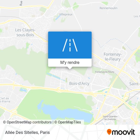 Allée Des Sitelles plan