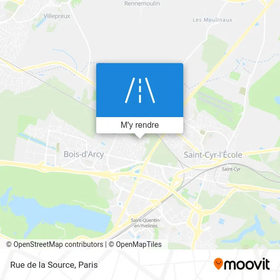 Rue de la Source plan