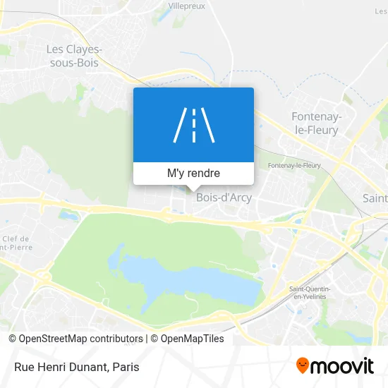 Rue Henri Dunant plan