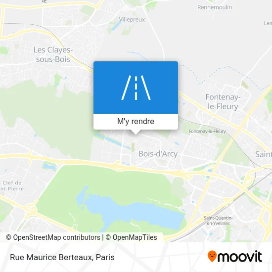 Rue Maurice Berteaux plan