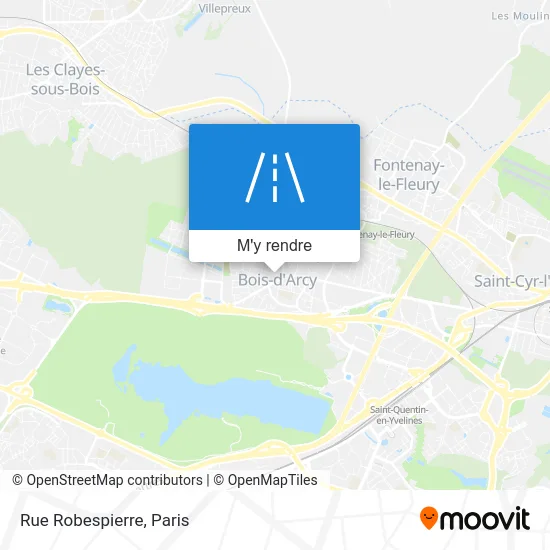 Rue Robespierre plan