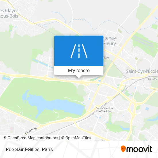 Rue Saint-Gilles plan