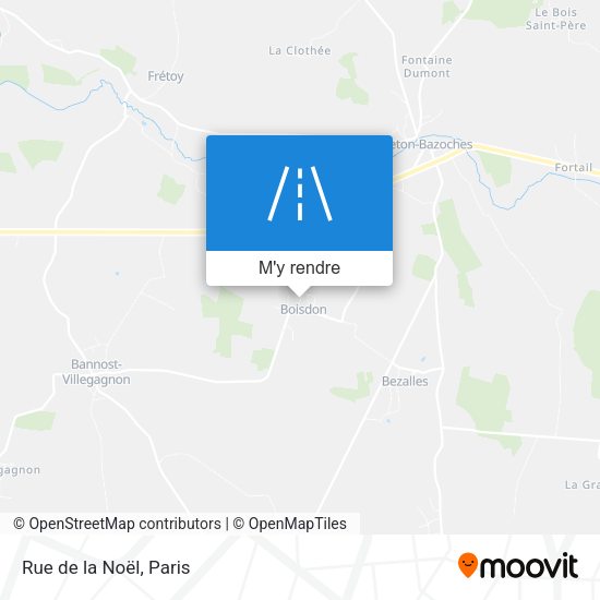 Rue de la Noël plan