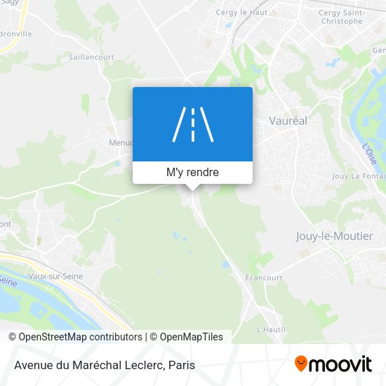 Avenue du Maréchal Leclerc plan