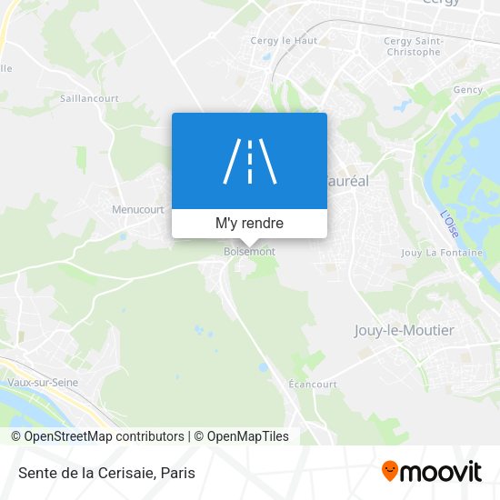 Sente de la Cerisaie plan