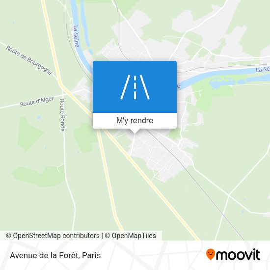 Avenue de la Forêt plan