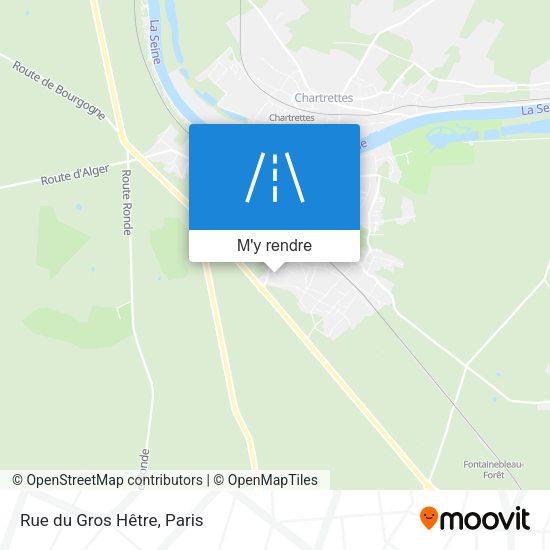 Rue du Gros Hêtre plan