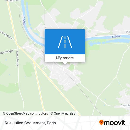 Rue Julien Coquement plan