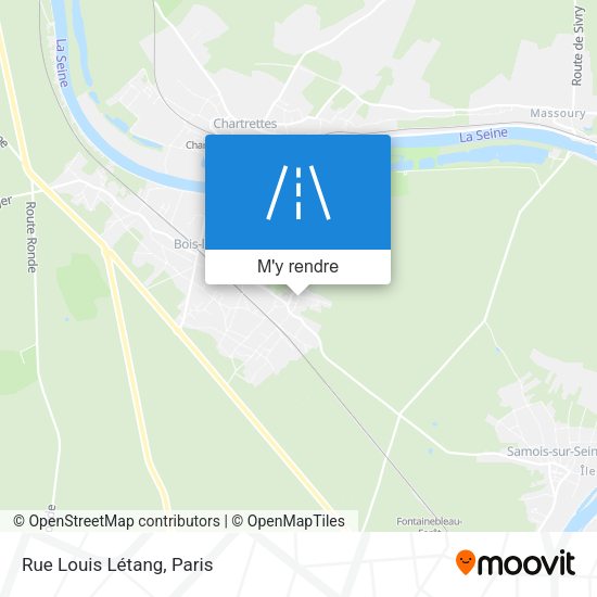 Rue Louis Létang plan