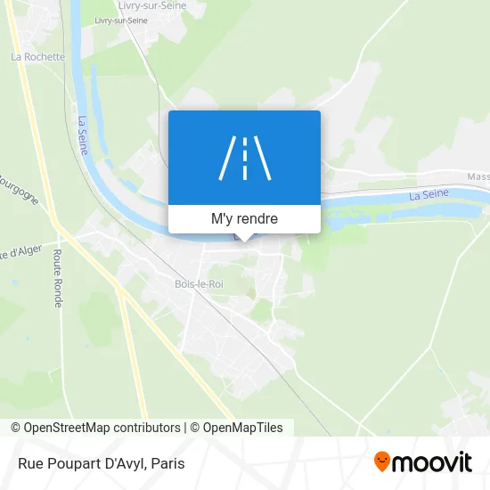 Rue Poupart D'Avyl plan