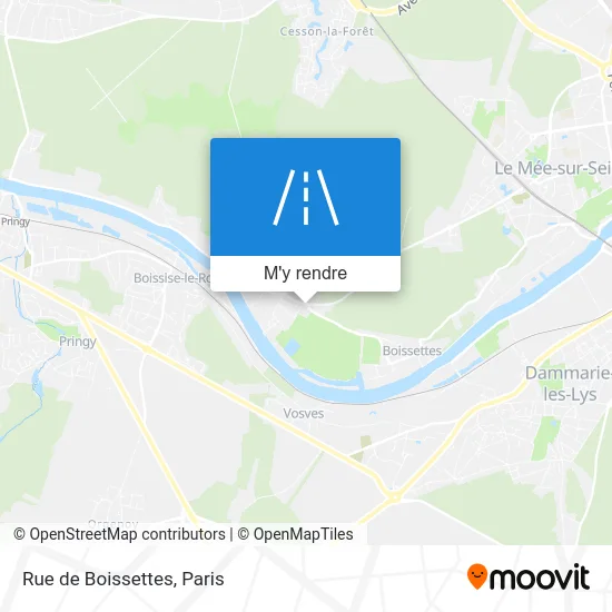 Rue de Boissettes plan