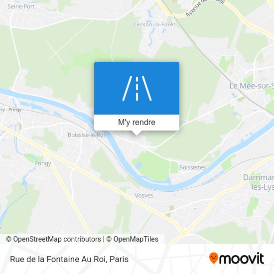 Rue de la Fontaine Au Roi plan