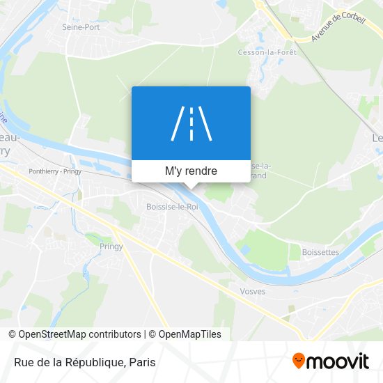 Rue de la République plan