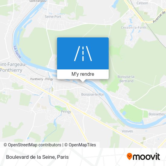 Boulevard de la Seine plan