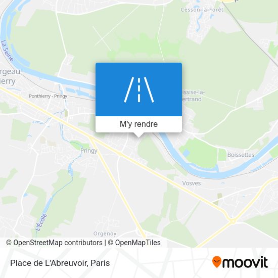 Place de L'Abreuvoir plan