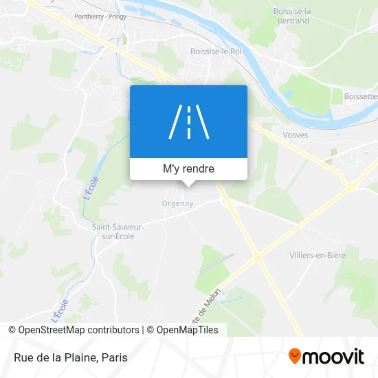 Rue de la Plaine plan