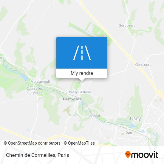 Chemin de Cormeilles plan