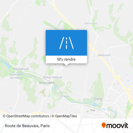 Route de Beauvais plan