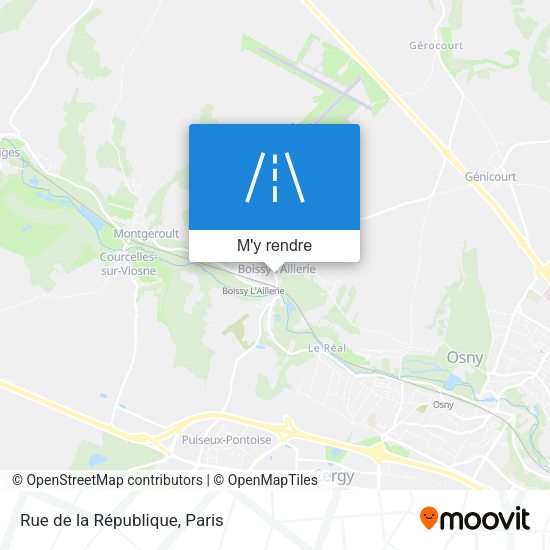 Rue de la République plan