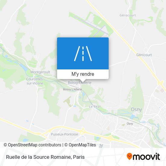 Ruelle de la Source Romaine plan