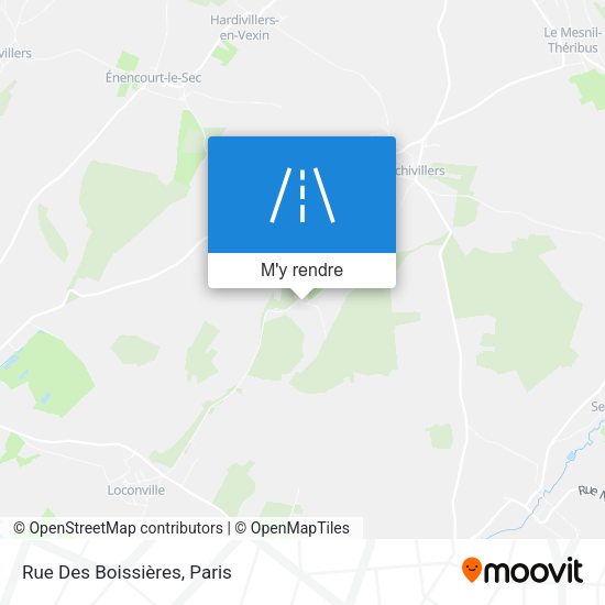 Rue Des Boissières plan