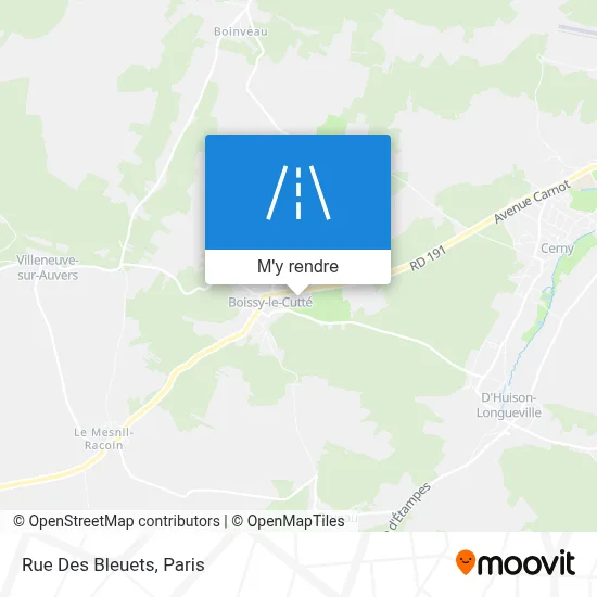 Rue Des Bleuets plan