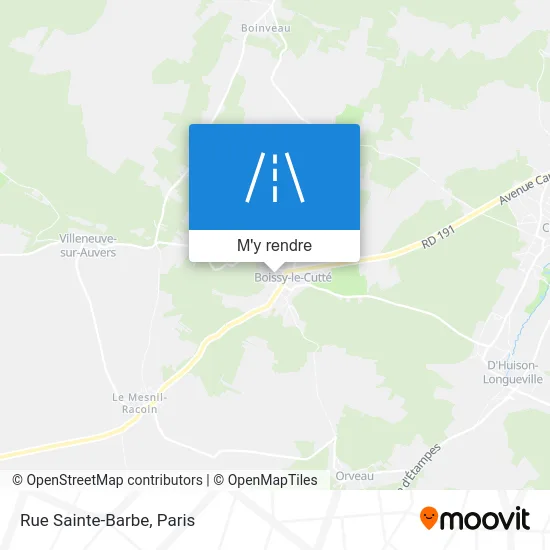 Rue Sainte-Barbe plan