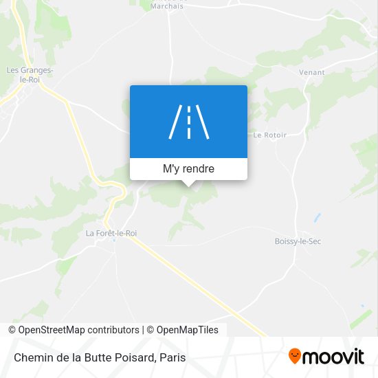 Chemin De La Butte Poisard plan