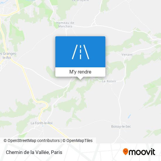 Chemin de la Vallée plan