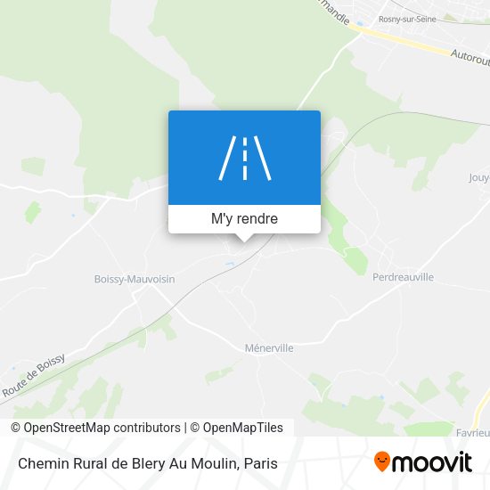 Chemin Rural de Blery Au Moulin plan
