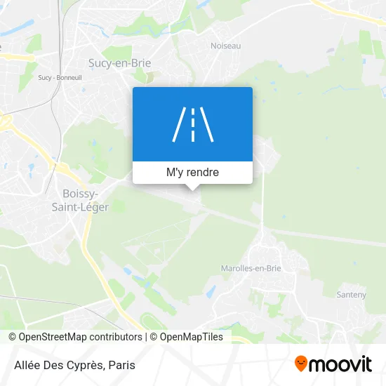 Allée Des Cyprès plan