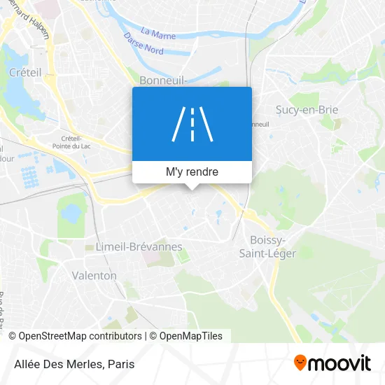 Allée Des Merles plan