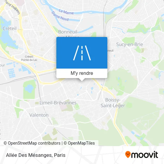 Allée Des Mésanges plan