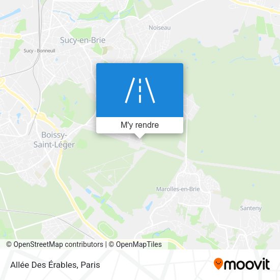 Allée Des Érables plan