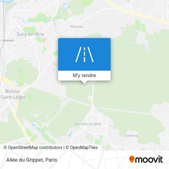 Allée du Grippet plan