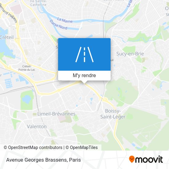 Avenue Georges Brassens plan