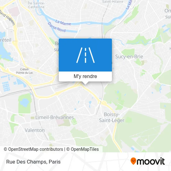 Rue Des Champs plan
