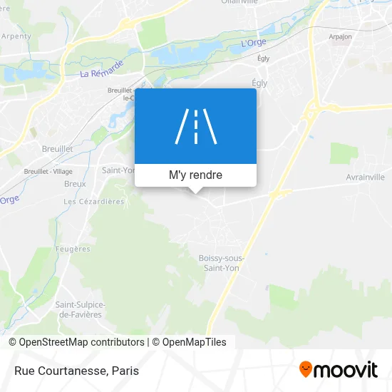 Rue Courtanesse plan