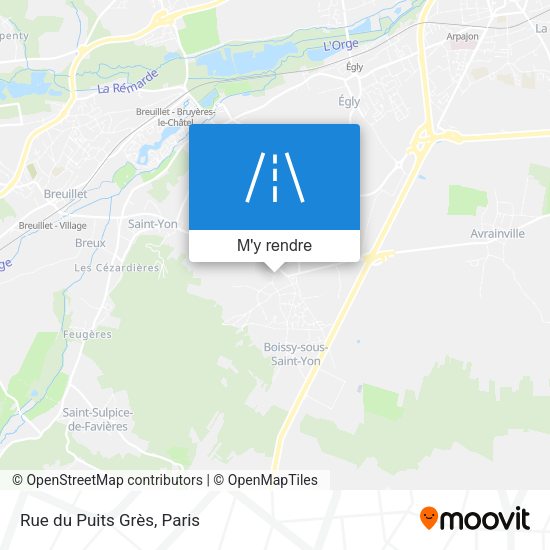 Rue du Puits Grès plan