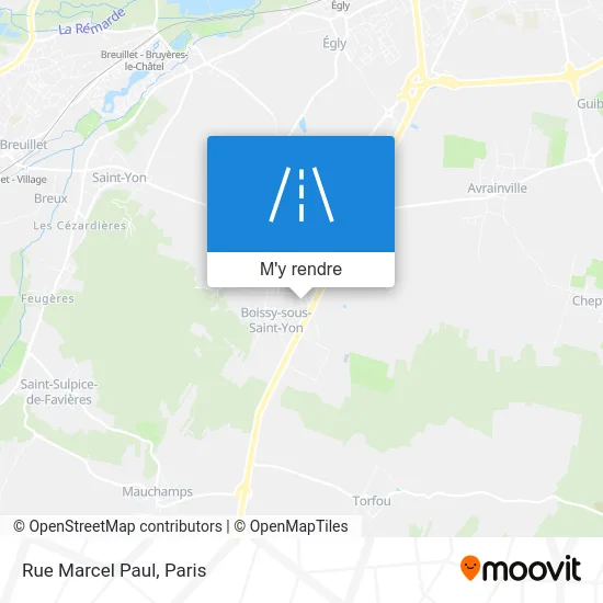 Rue Marcel Paul plan