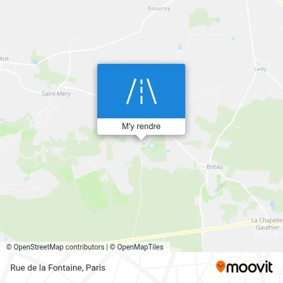 Rue de la Fontaine plan