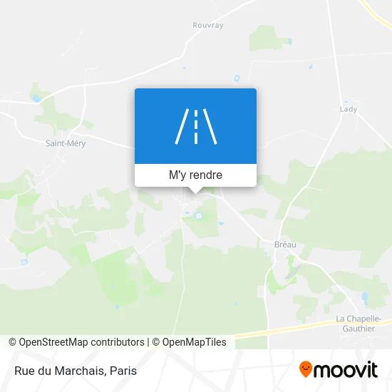 Rue du Marchais plan