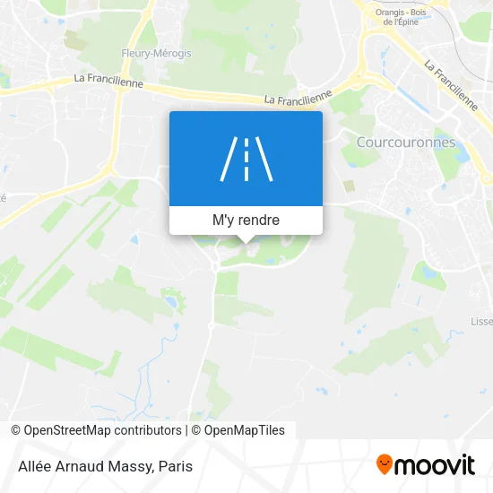 Allée Arnaud Massy plan