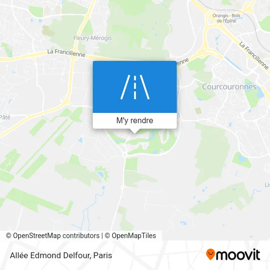 Allée Edmond Delfour plan