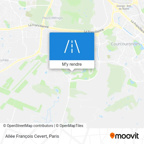 Allée François Cevert plan