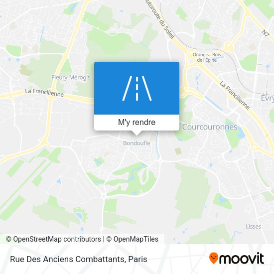 Rue Des Anciens Combattants plan