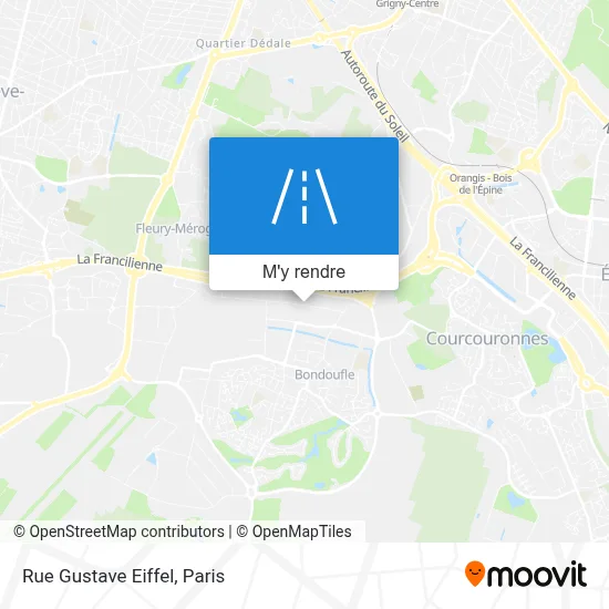Rue Gustave Eiffel plan