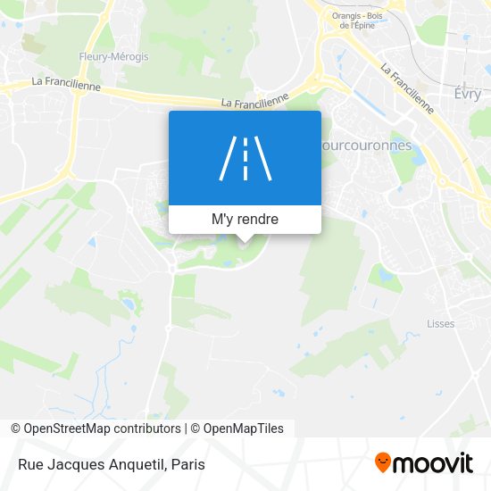 Rue Jacques Anquetil plan