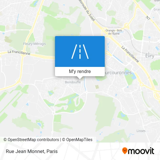 Rue Jean Monnet plan